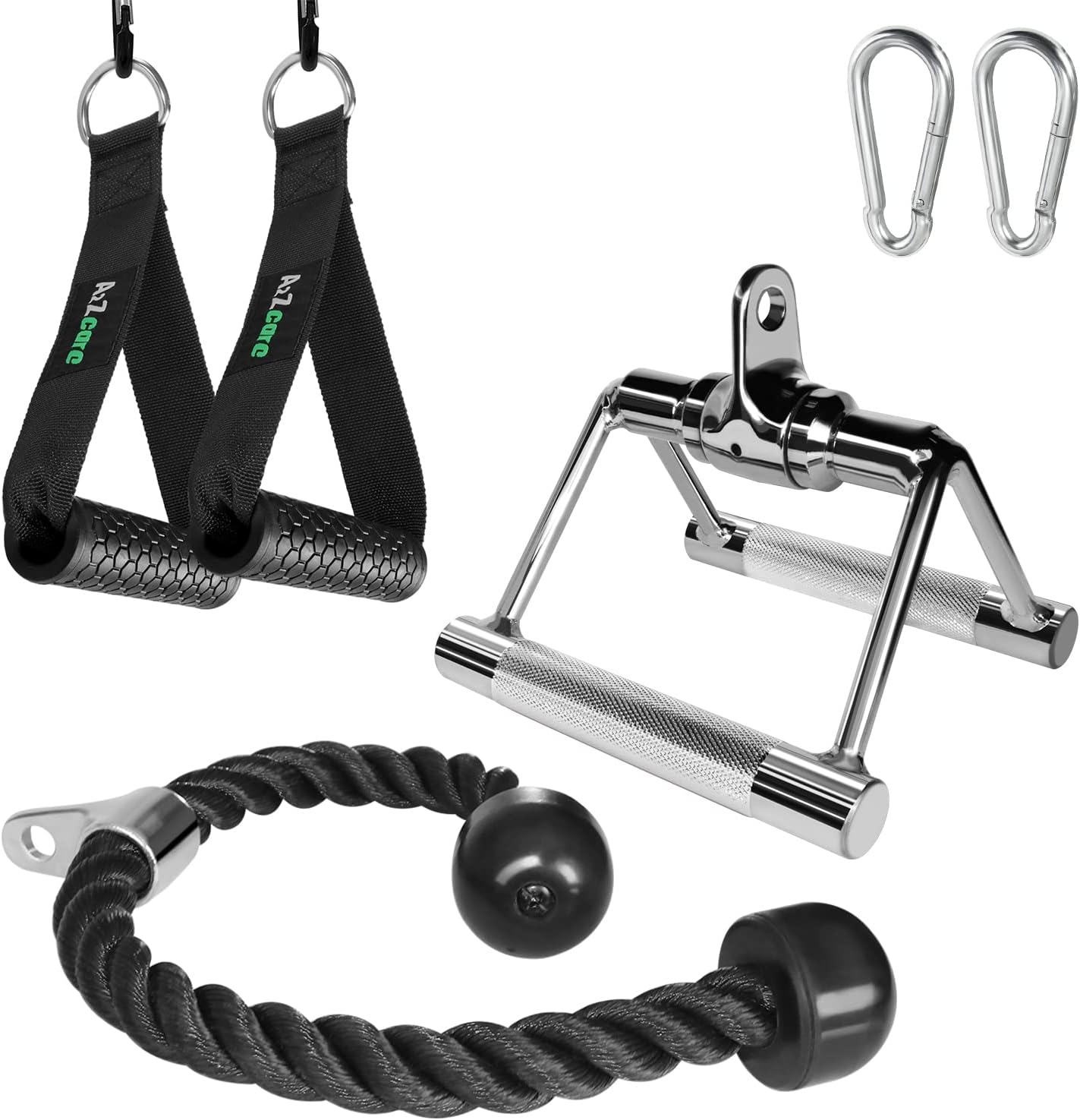 A2ZCARE Combo LAT Pull Down Attachment Complete Tricep Cable