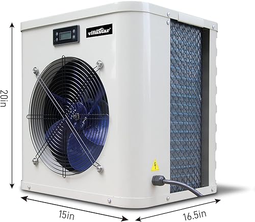 Miniatura 6 de villastar Mini bomba de calor para piscinas sobre el suelo