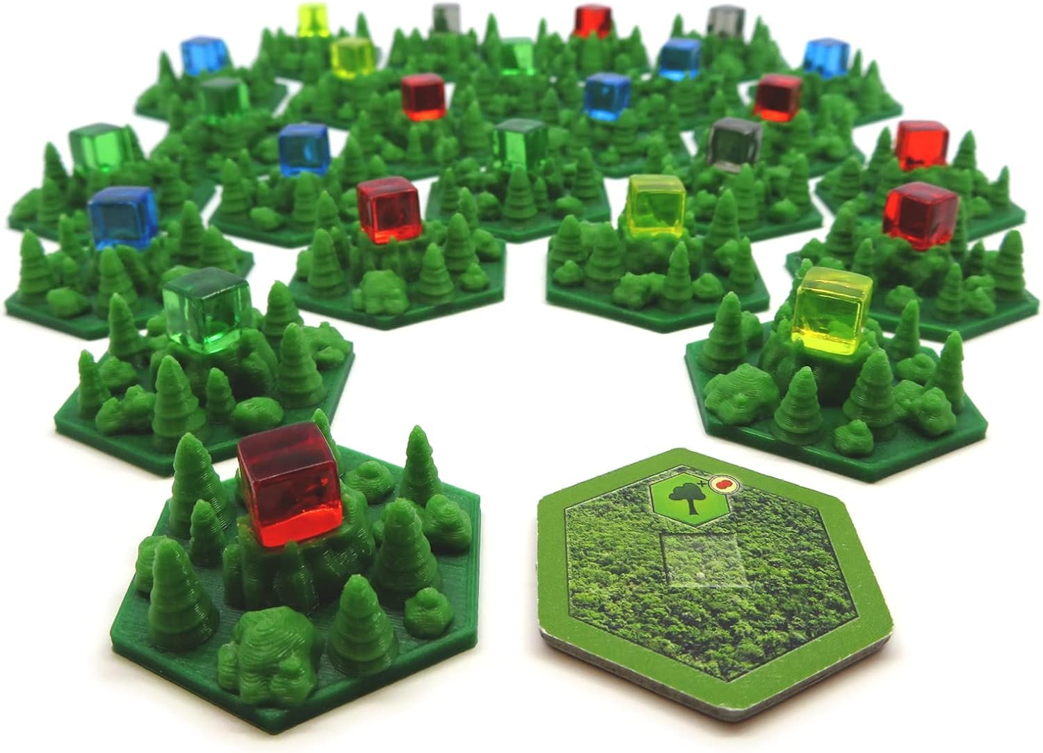Pack Completo Premium para Terraforming Mars y Expansiones Colonias, Venus Next y Conflictos | 87 Piezas 3D | Losetas Detalladas, Tokens y Naves Espaciales a Todo Color