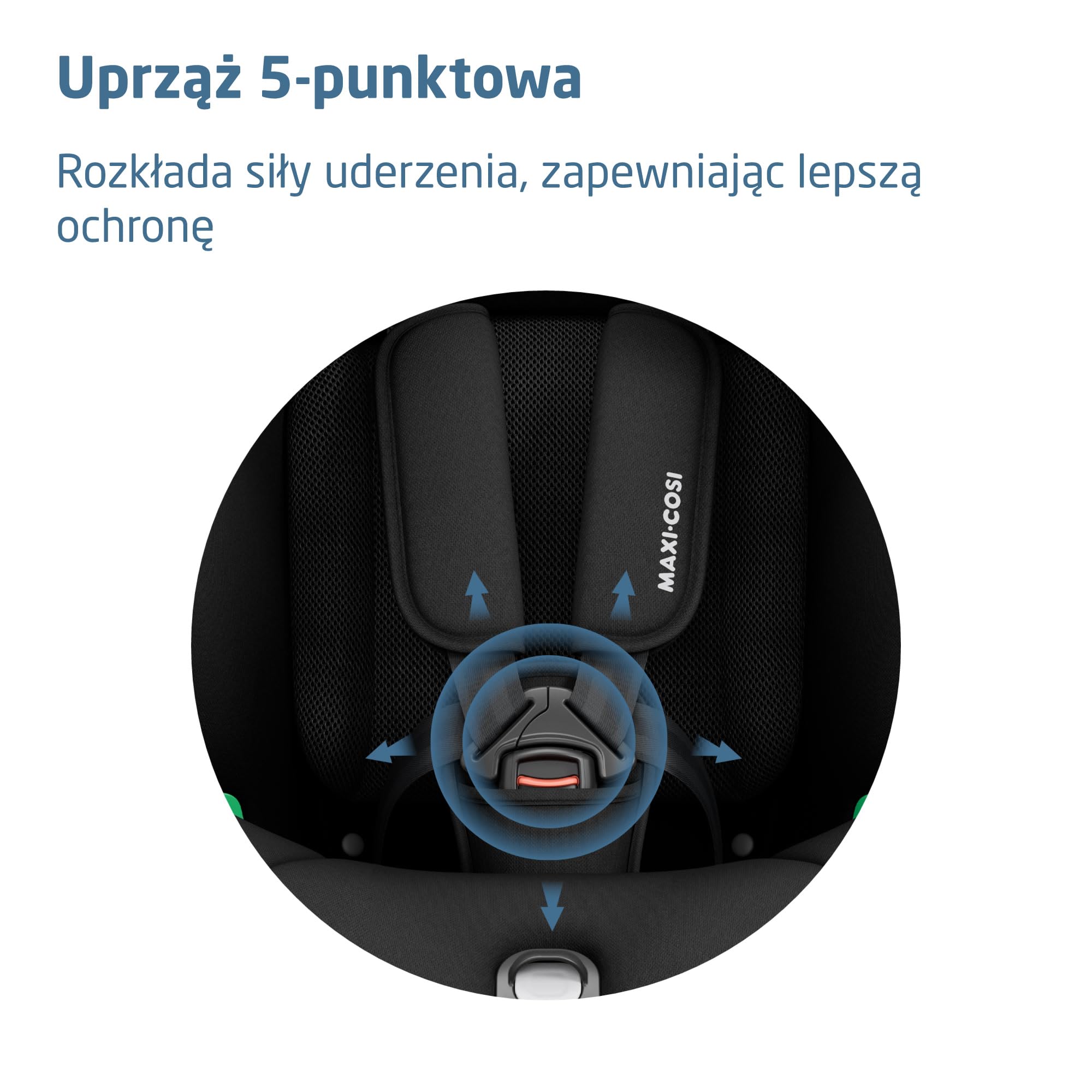 Maxi-Cosi Titan S Comfort i-Size, Fotelik samochodowy, od 15 mies. do 12 lat (76–150 cm), fotelik samochodowy ISOFIX, 5 poz. odchylania i 13 ustawień zagłówka, Ochrona boczna G-CELL, Authentic Black