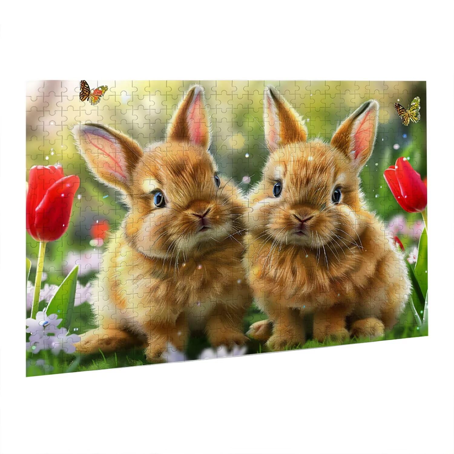Jigsaw Puzzle, 3000 Pezzi Puzzle Classici, Coniglio Puzzle Rilassamento Intelligence, Mpossibile Difficile Puzzle Impegnativo per Adulti Puzzle Gioco Familiare, Regalo per Amore Amico Animali fr0-201