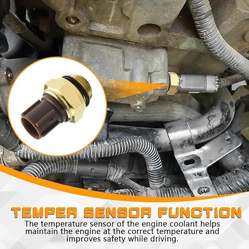Miniatura 3 de Interruptor del ventilador del refrigerante del radiador, sensor de temperatura del agua, sensores de temperatura del refrigerante del motor
