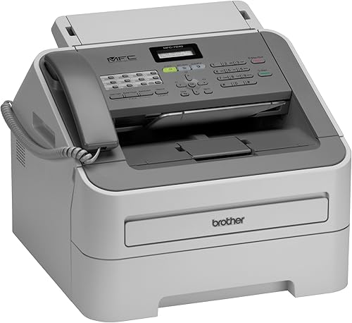 Miniatura 8 de Brother Impresora MFC7240 monocromática con escáner copiadora y fax gris 122 x 147 x 146 pulgadas