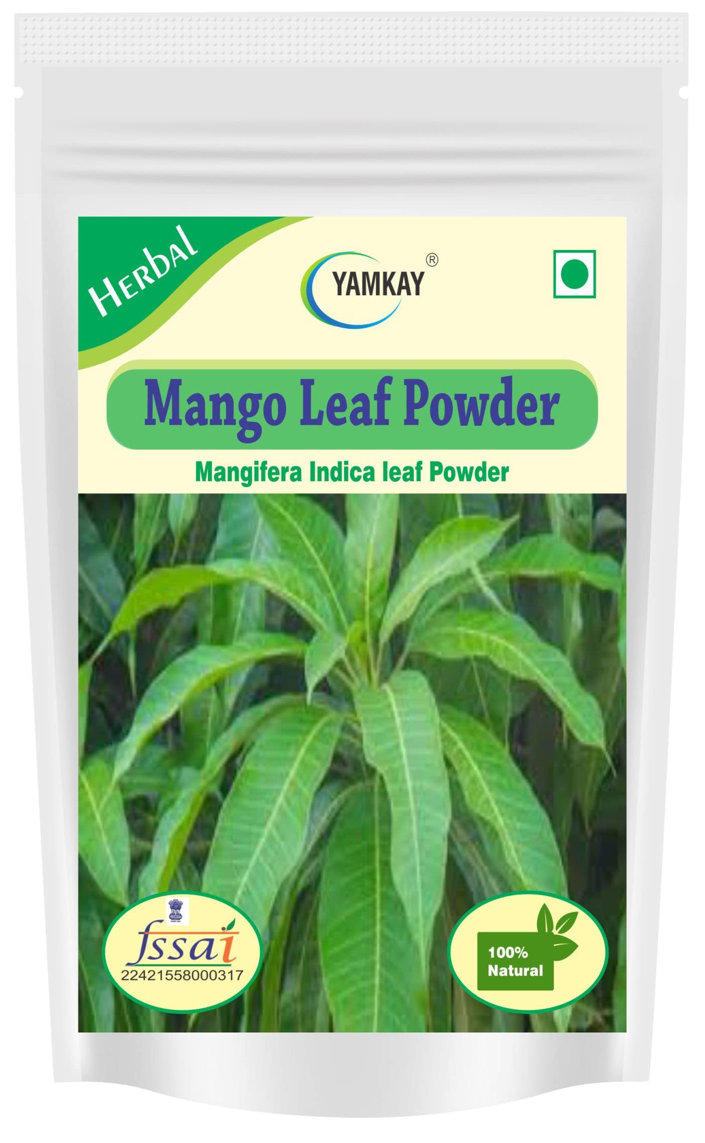 100% Natural Mango Leaf Mangifera indica Powder 100 gm