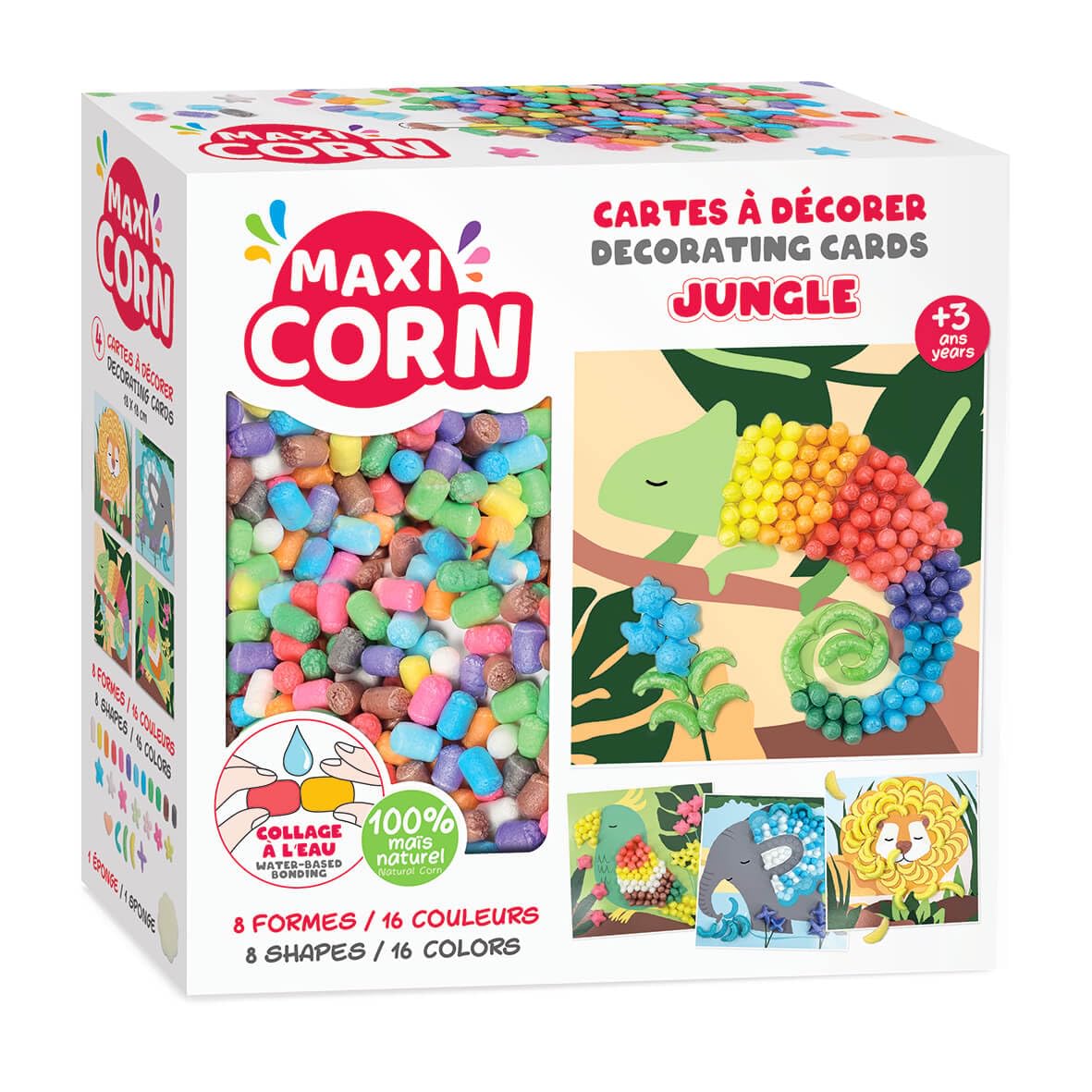 Maxicorn Mosaic - Carte à Décorer Jungle - NEUF - Loisirs Créatifs