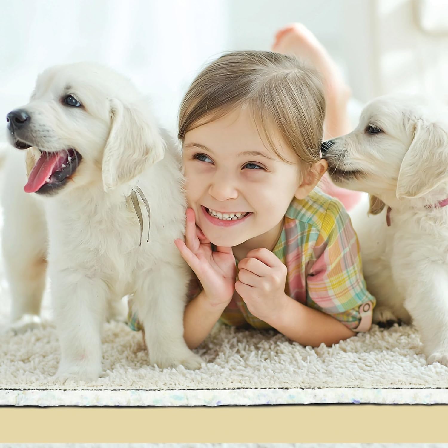 KOECKRITZ Ultrashield Rug Pad - 4' x 8' - 0.45" Thick Memory Foam, Supreme Comfort, 90% Recycled Material, Fresh Action Technology, Custom Cut-to-Size - Safe for All Floors