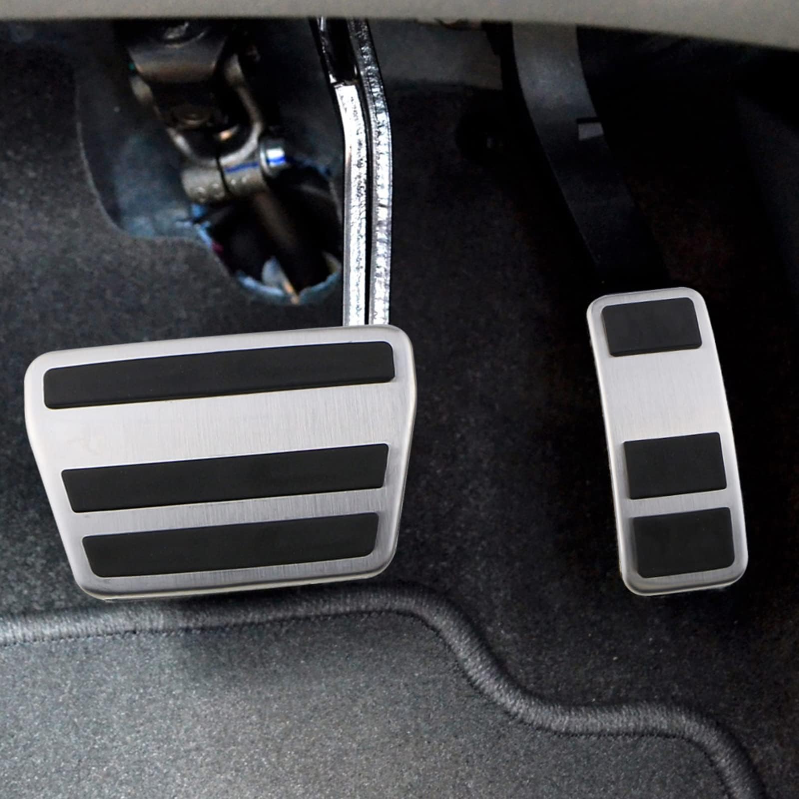 Pédales D'accélérateur Et Frein En Métal & Caoutchouc Pour Ford Explorer 2011-2019 - Anti-dérapantes, Confort Et Sécurité