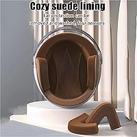 Vista 5 de Cascos Retro 3/4 de Motocicleta Medio, Aprobados por DOT Vintage Scooter Dirt-Bike Go-Kart Ciclomotor Bicicleta Eléctrica Ligeros Hebilla Rápida