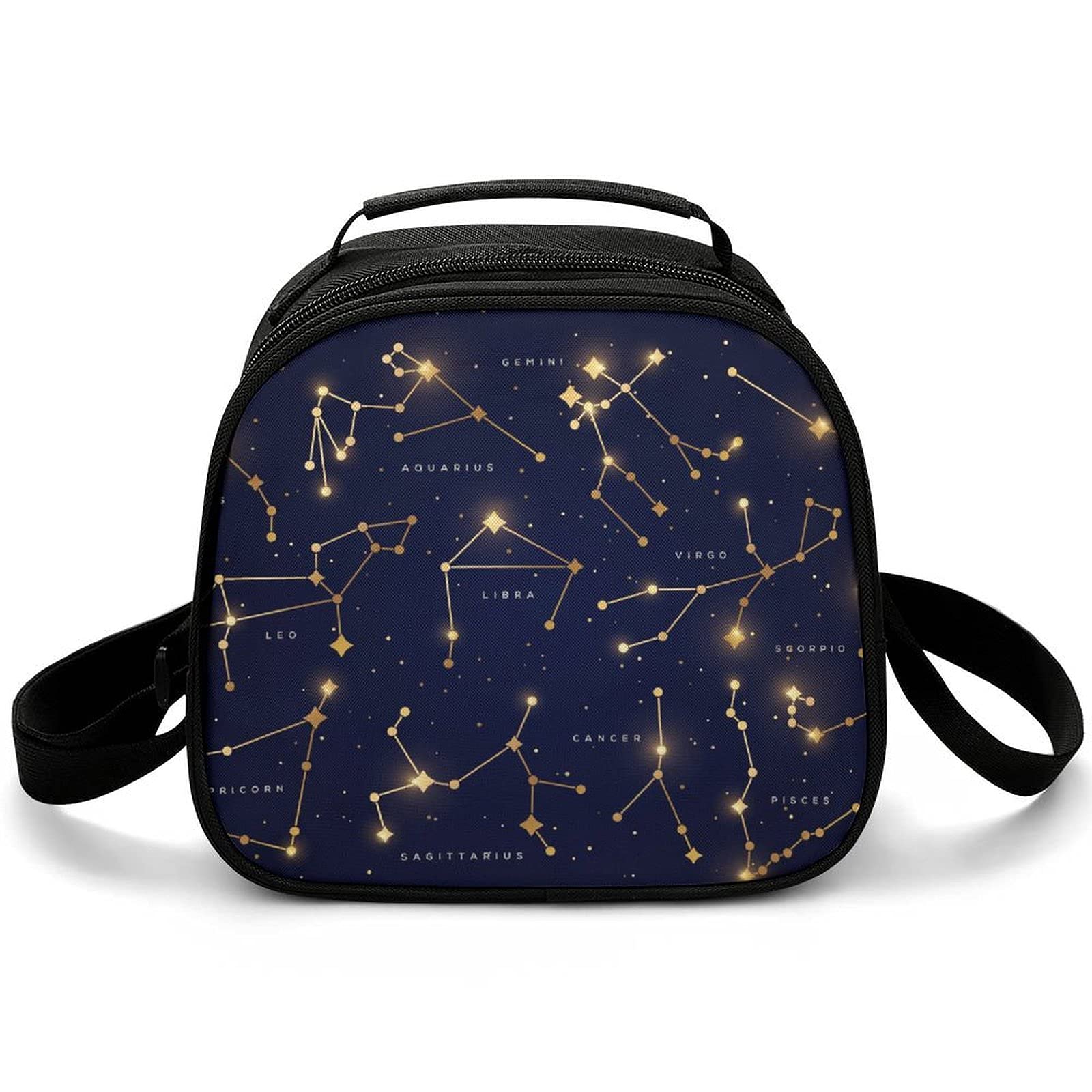 Stars Twinkle Lunch Tote Bag for Teens Girls Boys School Students