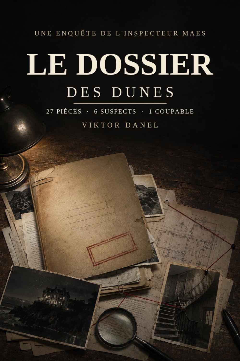 Le Dossier des Dunes: Un livre-jeu d'enquête dont vous êtes le détective — 27 pièces, 6 suspects, 1 coupable (Les Enquêtes de l'Inspecteur Maes)