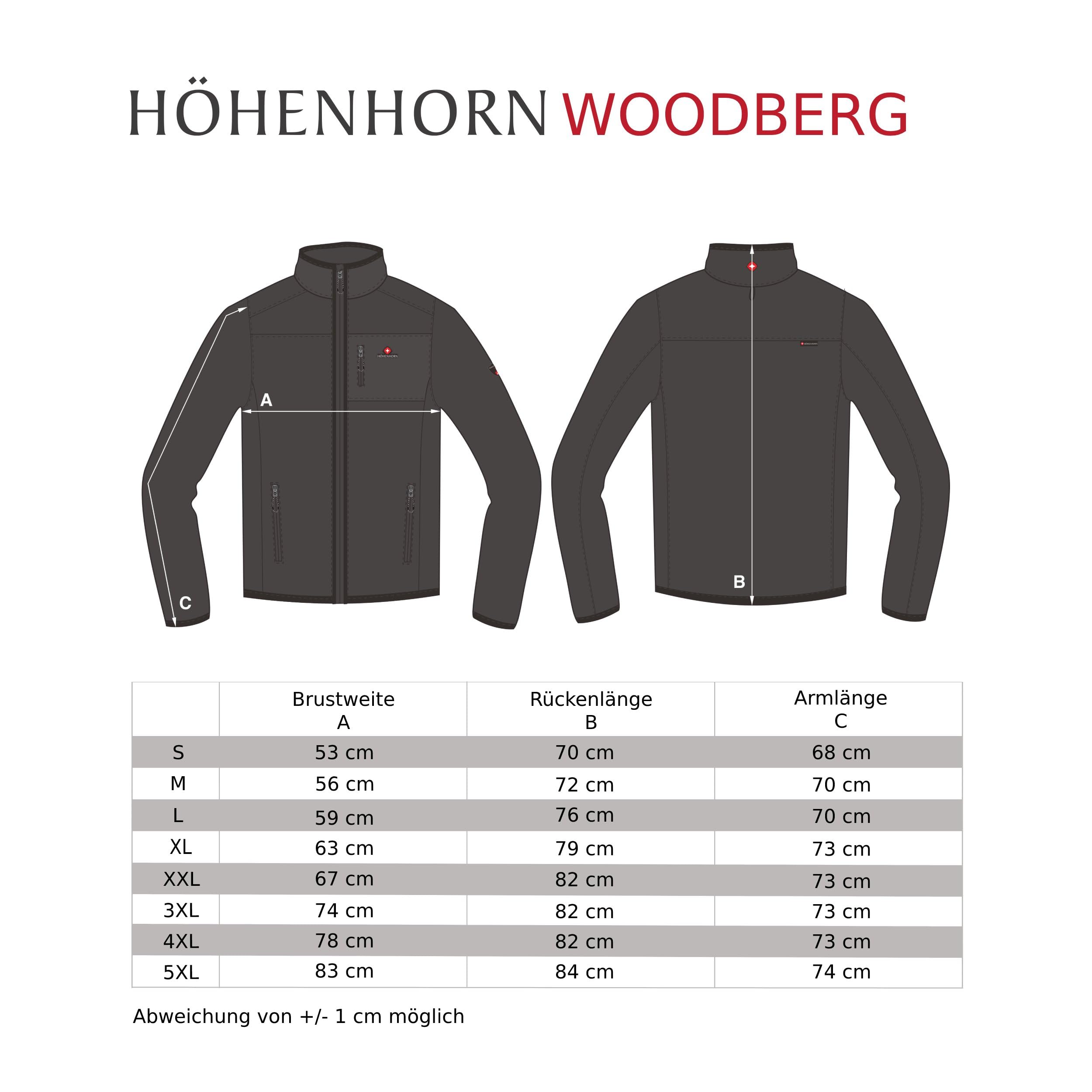 Höhenhorn Woodberg - Felpa con cappuccio da uomo