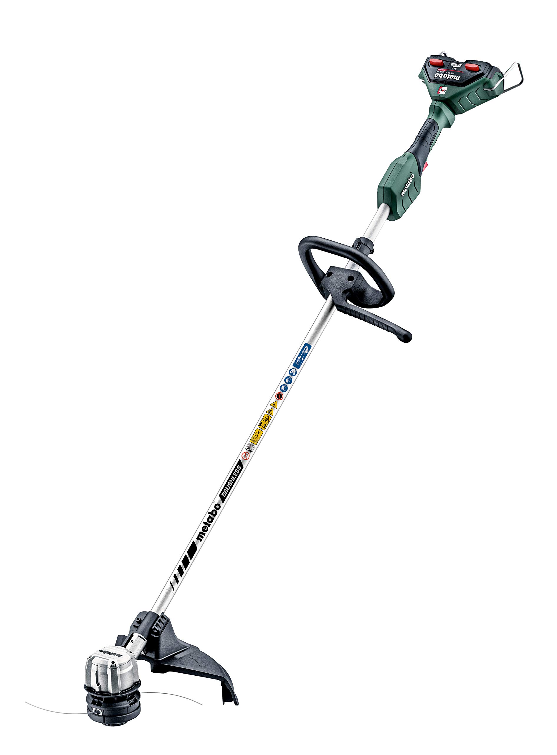 Metabo decespugliatore a batteria FSD 36-18 LTX BL 40 – 601610850 – Decespugliatore silenzioso con impugnatura ad anello, Metabo Quick e motore brushless – Senza batteria e caricabatterie