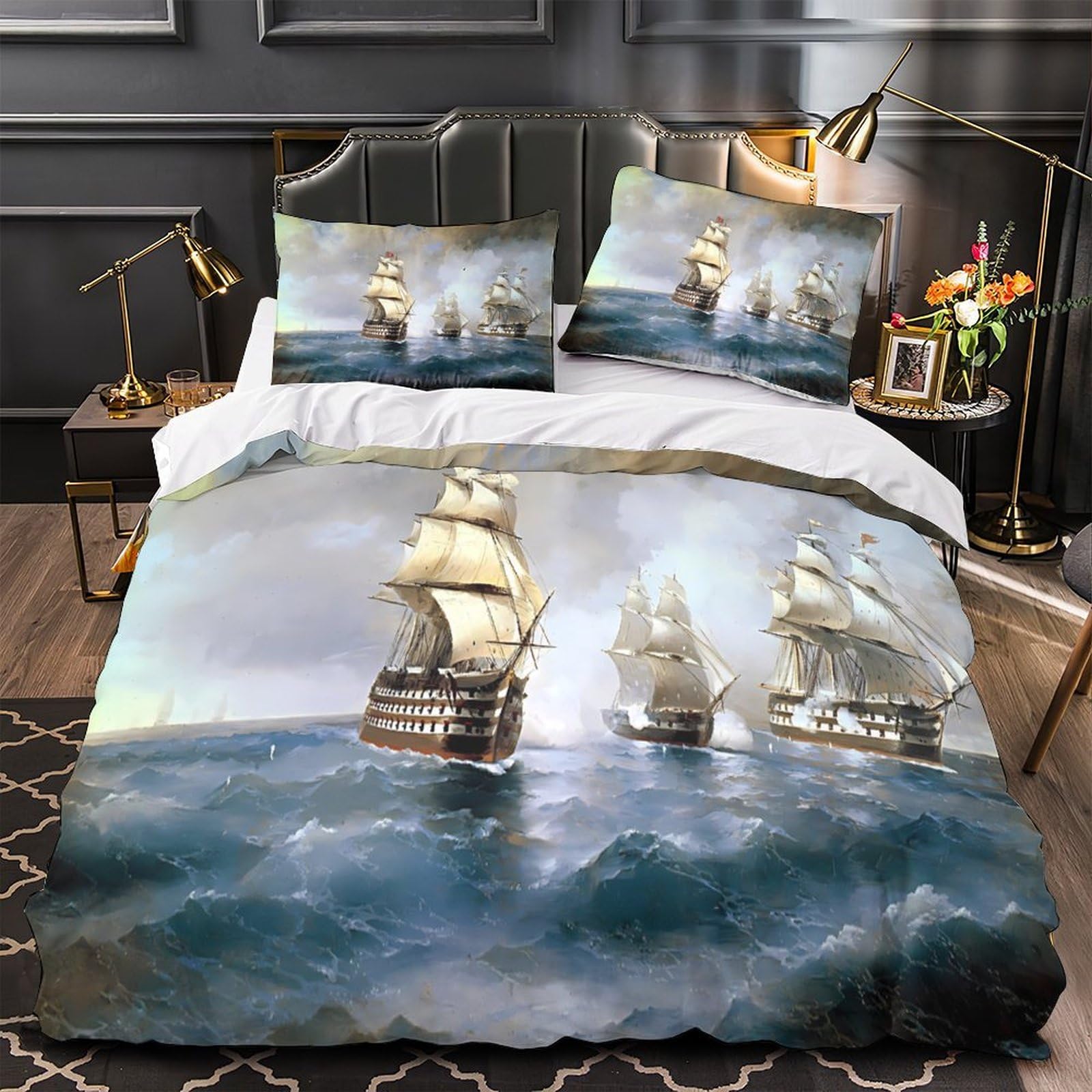 Housse de couette marine pour lit garçon créez une ambiance évasion dans sa chambre single