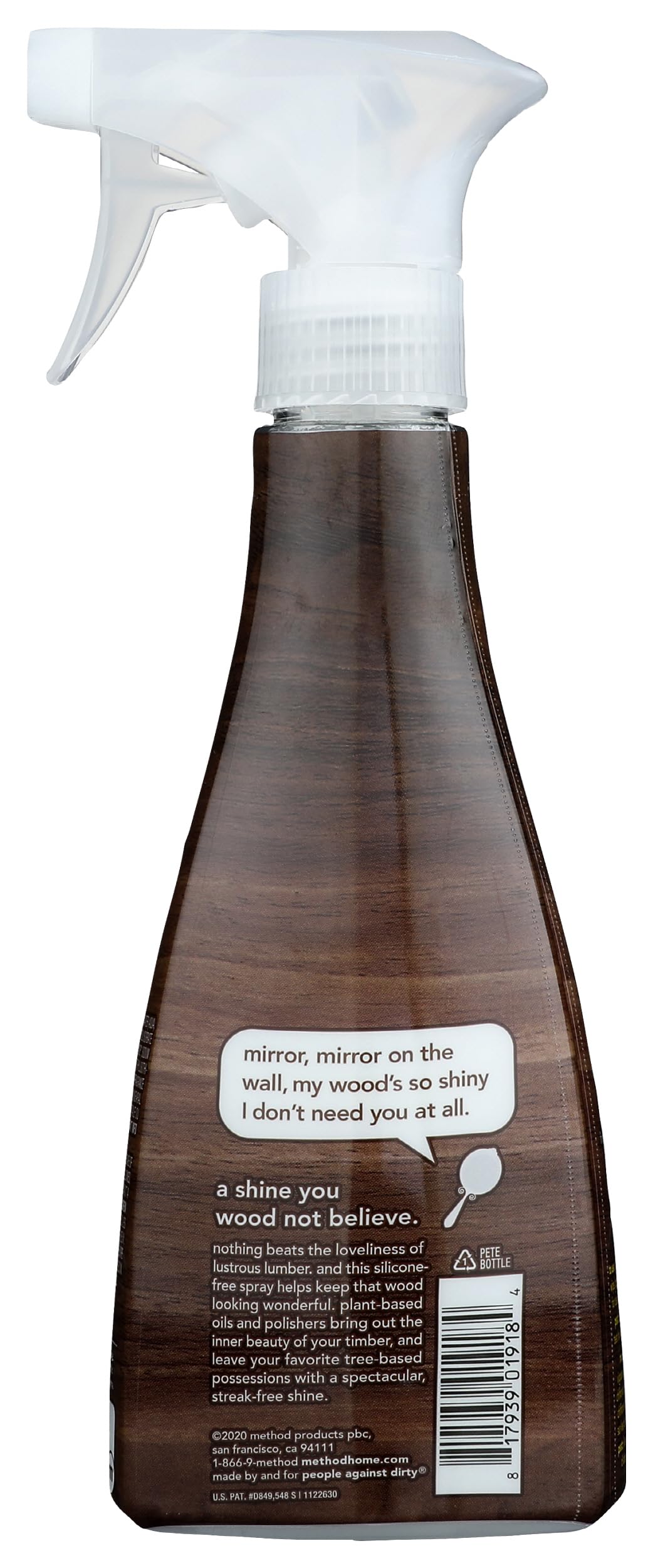 Method Wood Polish, Almond, For Wood Surfaces, Furniture and Cabinets, 14 Ounces (Pack of 1)