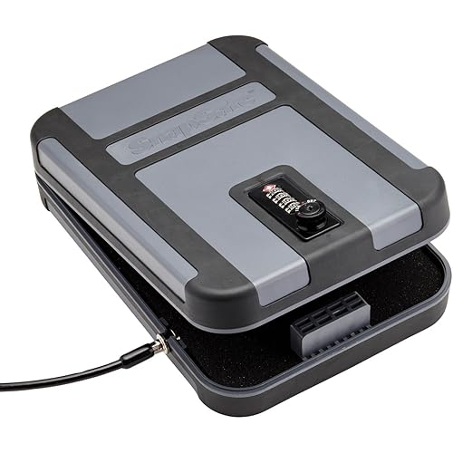 SnapSafe Treklite Gun Safe Lock Box with TSA Combination Lock