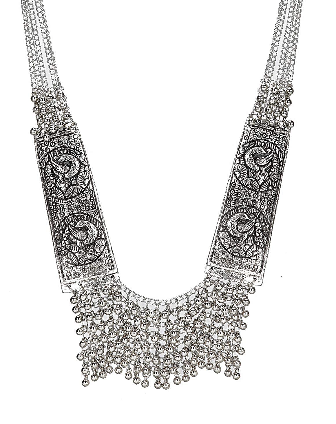 See full amazon price history chart for Styledwell German Oxidised Traditional Necklace For Women - Silver Styledwell German Oxidised Traditional Necklace For Women - Silver (B09LYJMN9Q) Amazon Price History, Amazon Price Tracker