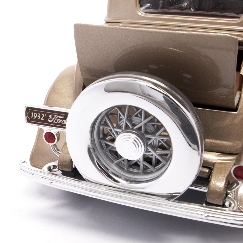 Road Signature 1/18 Ford 3 Window Coupe 1932 – Burgundy Black, Modèle Diecast, SIG-92248
