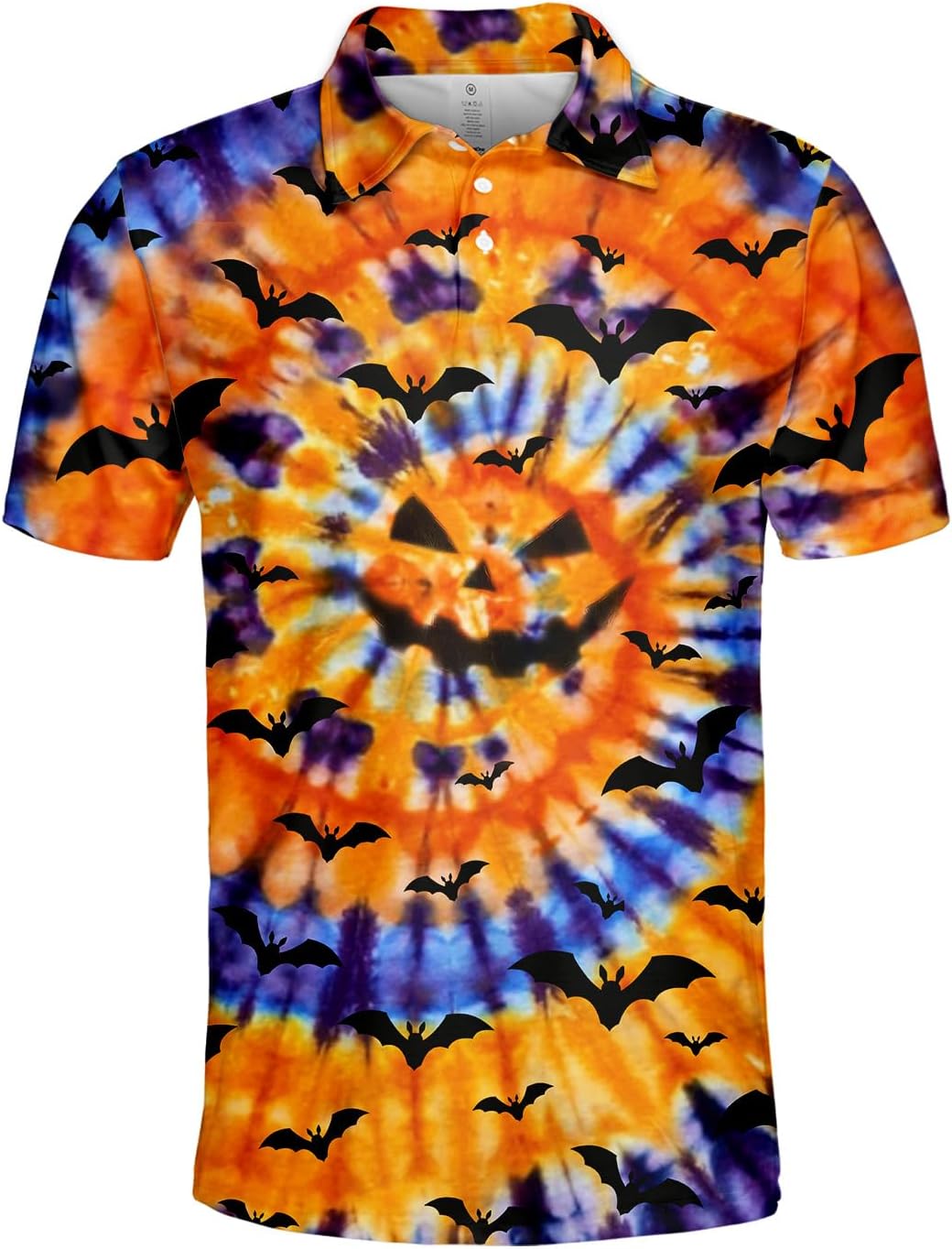 Fishing Lovers Polo Shirt for Men, Light Blue Polo Shirt with Fishing Pattern, Funny Outdoor Gift for Anglers