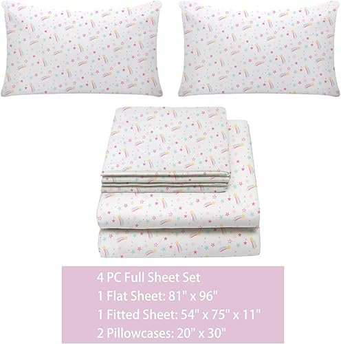 Miniatura 20 de Juego de sábanas y fundas de almohada tamaño individual Sábanas de cama individual para niños y niñas