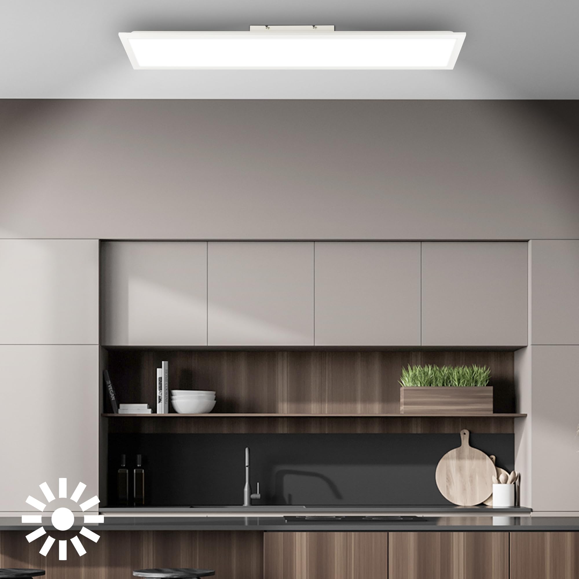 Image secondaire de Panneau LED Briloner 13,5W - Éclairage Plat et Efficace pour Salon et Bureau