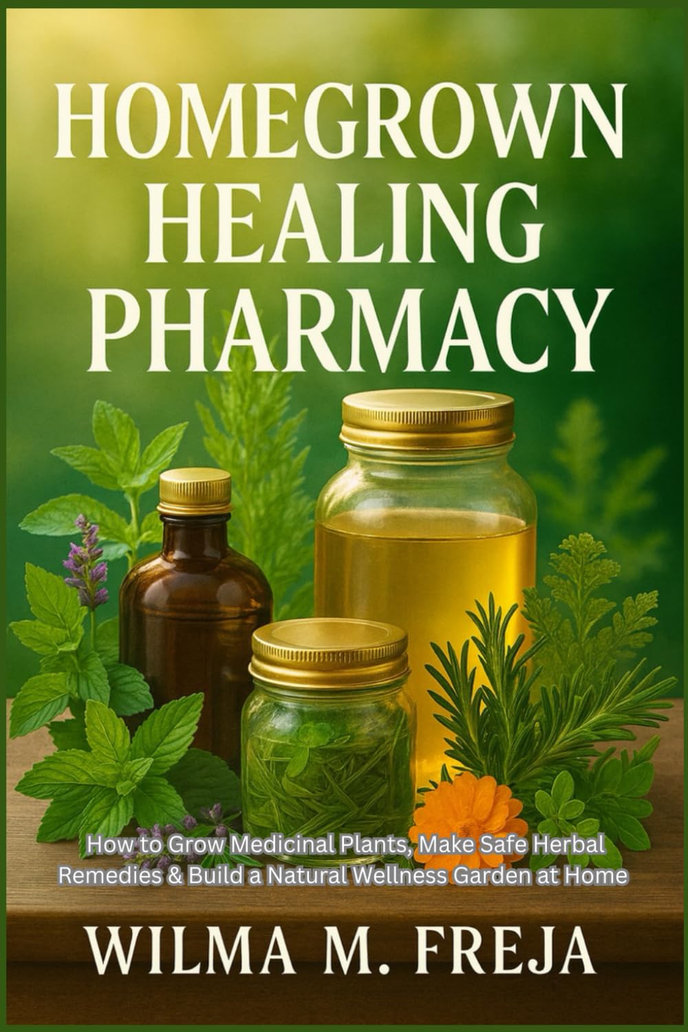 HOMEGROWN HEALING PHARMACY: How to Grow Medicinal Plants, Make Safe Herbal Remedies & Build a Natural Wellness Garden at Home