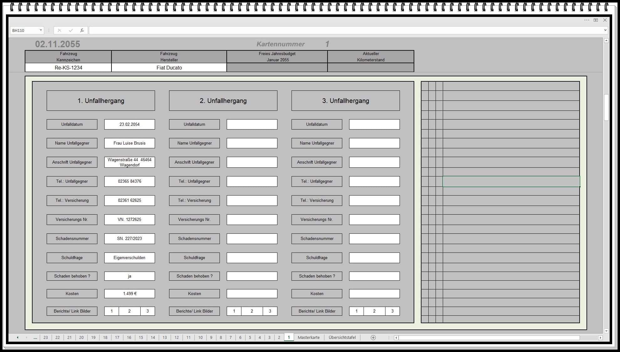 Speditionssoftware Software zur übersichtlichen LKW Fahrzeugverwaltung Fuhrparkverwaltung KFZ Fuhrparkmanagement für Transportgewerbe Speditionen inkl. Budgetplaner | Bis zu 250 Fahrzeuge verwalten, Kosten analysieren und Wartungstermine überwachen.