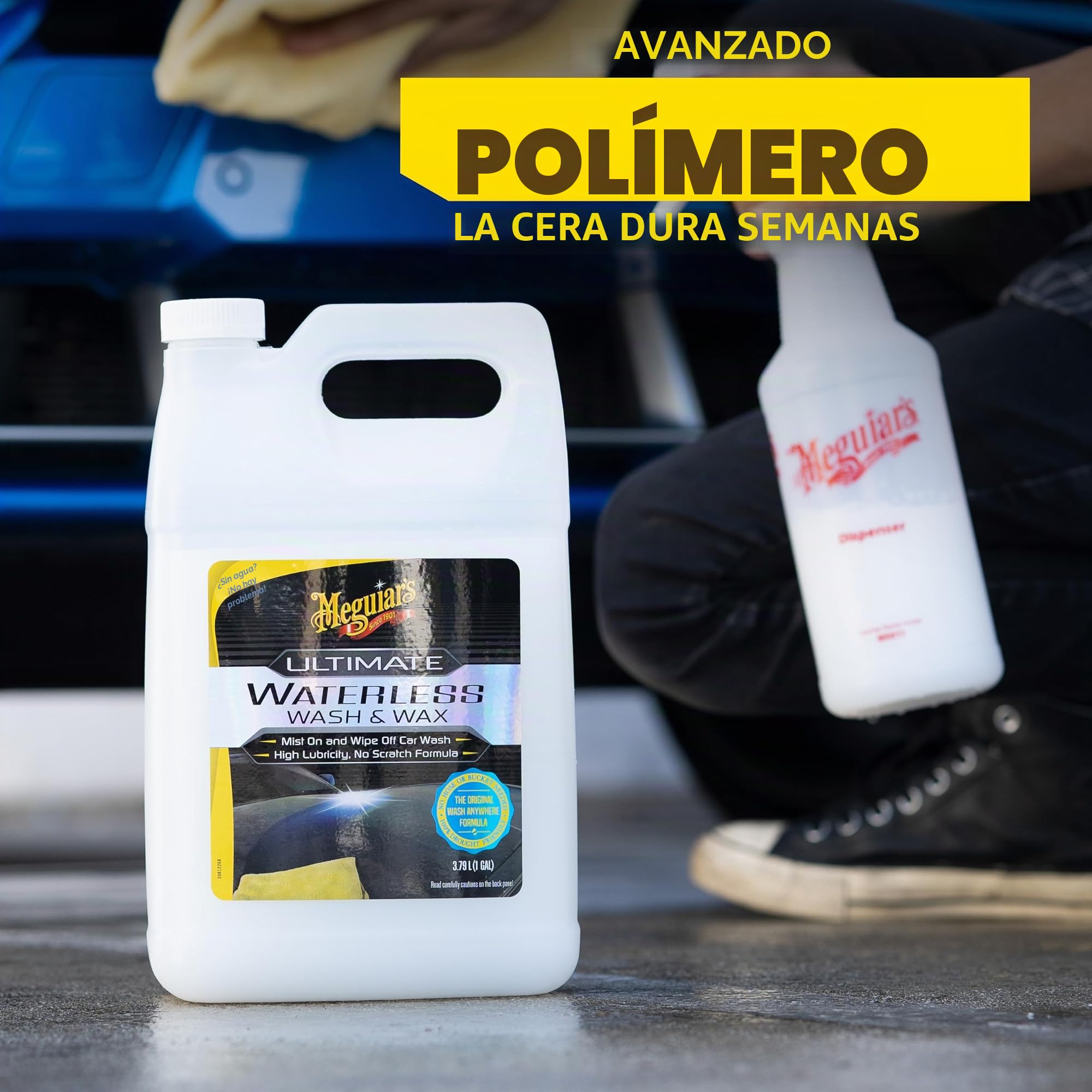 Meguiar's Ultimate Waterless Wash & Wax, 1 galón (G3601FFP)