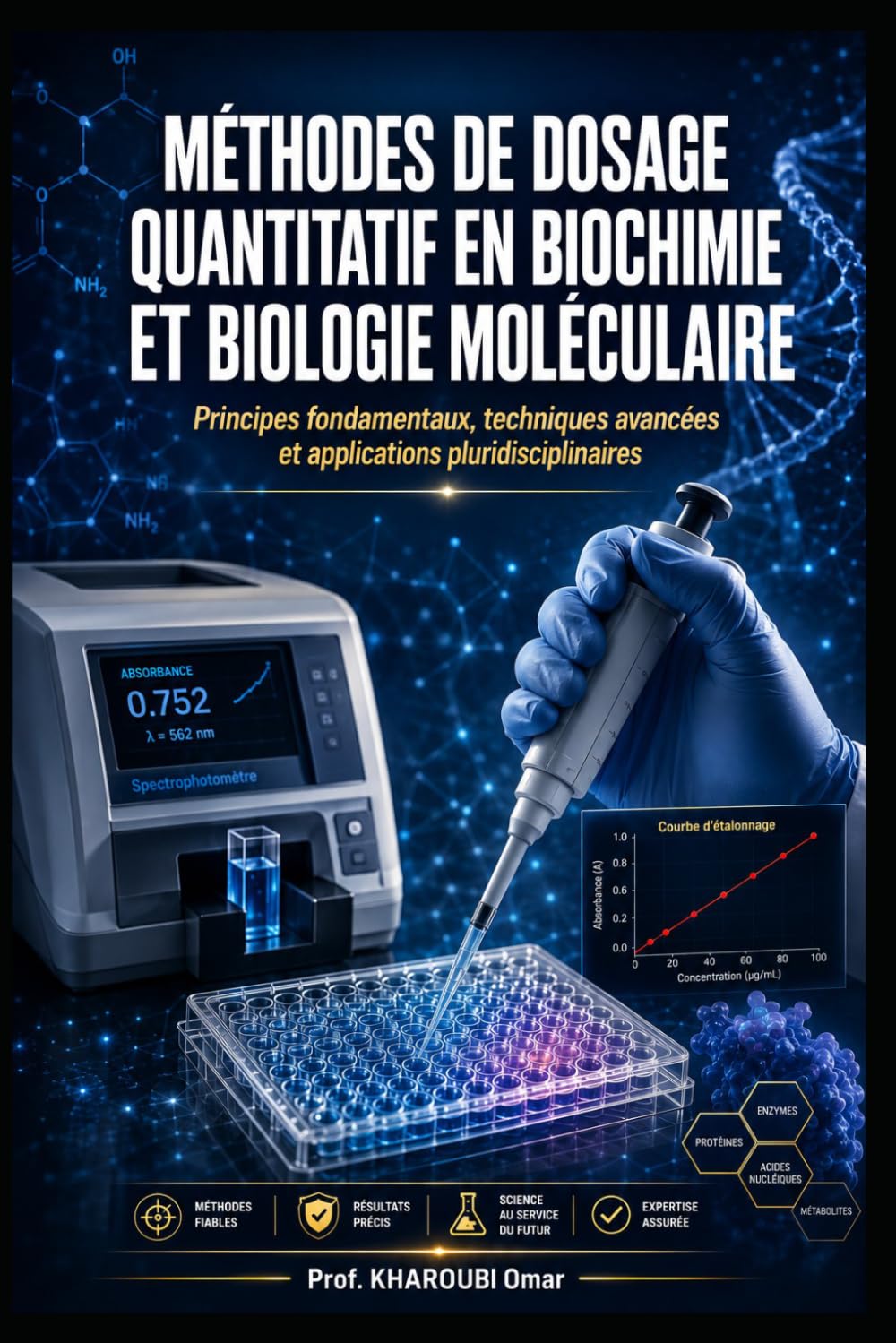 Méthodes de dosage quantitatif en biochimie et biologie moléculaire: Principes fondamentaux, techniques avancées et applications pluridisciplinaires