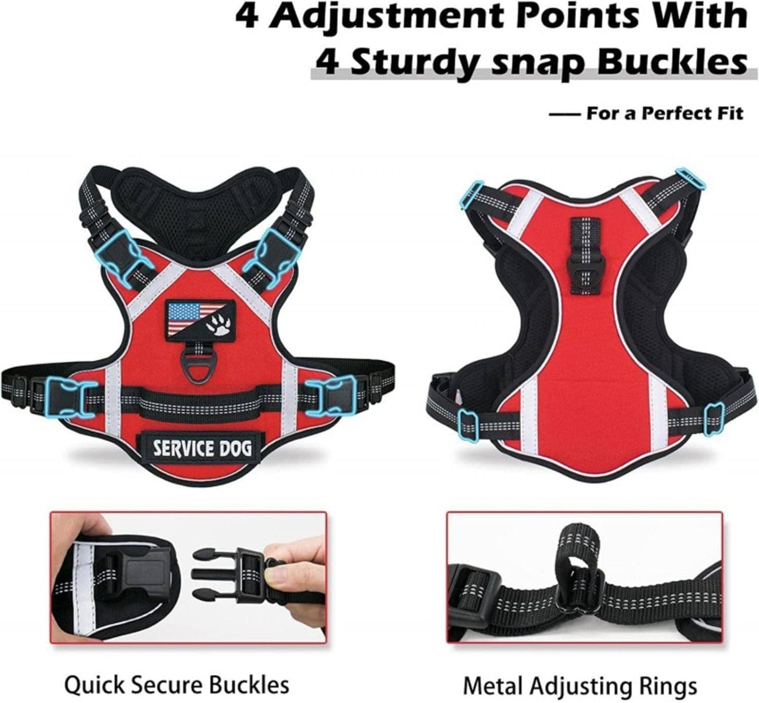 Dog Vest Harnesses,Dog Chain Collar Belt, Dog Explosion-Proof Chest Strap,Vest Reflective Dog Chest Strap, Suitable for Large and Medium Dogs