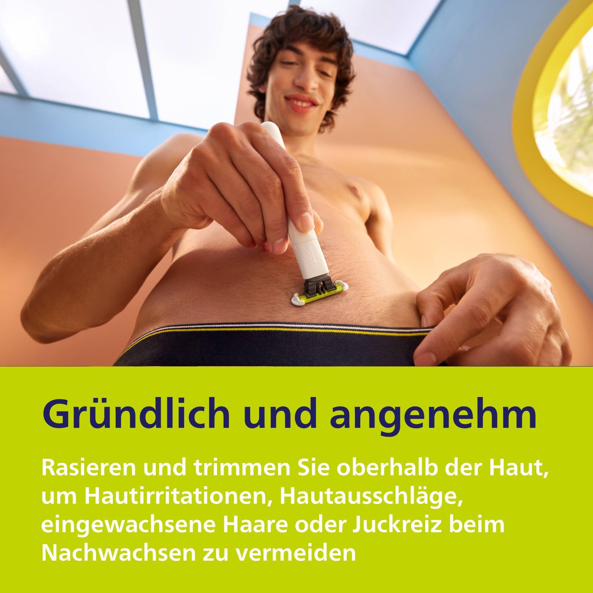 Philips OneBlade Intimate QP1924/30 Intimrasur Trimmen Rasieren Hautschutz