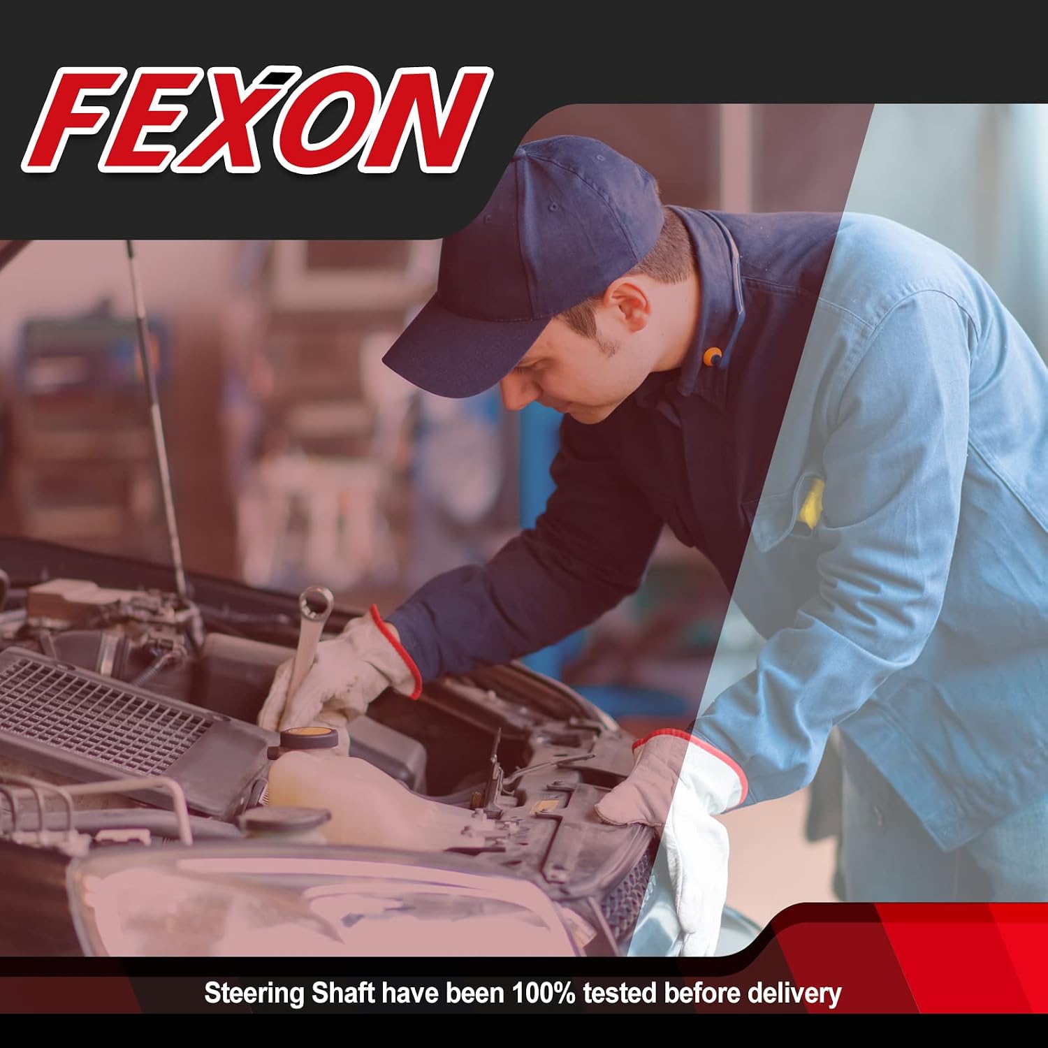 FEXON 425-378 Lower Steering Shaft for Ford Flex 2009-2010 Taurus 2010-2019 Police Interceptor Sedan 2013-2019 Special Service Police Sedan 2014-2018 /Lincoln MKS 2009-2016 MKT 2010-2012
