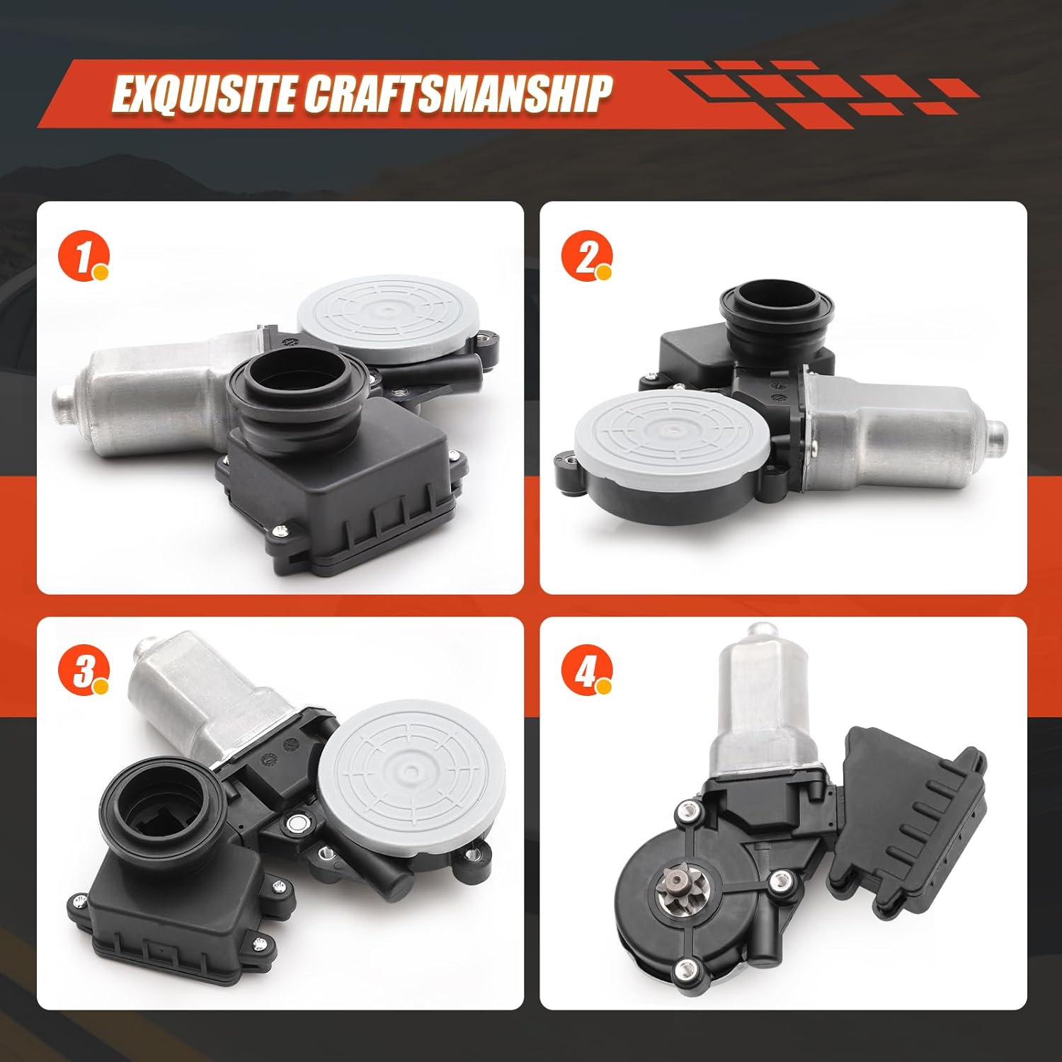 Power Window Lift Motor Compatible with Toyota Camry 2009-2010, Lexus ES350 2007-2012, Sequoia 2010-2018 ，Front Passenger Side Window Motor，Replace # 8571033211, 8572033211(Front Passenger Side)