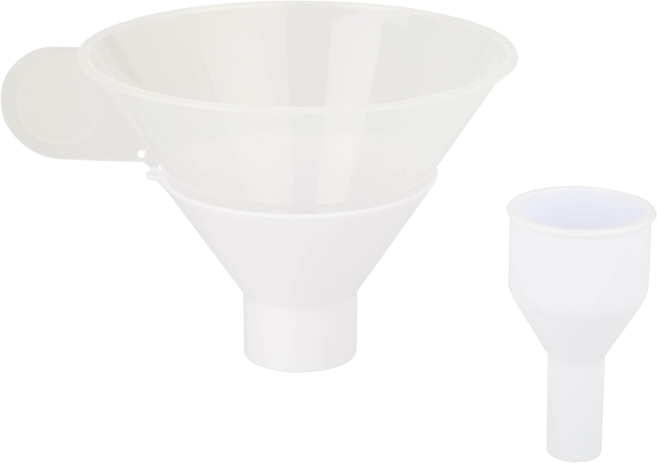 Zevro SmartFunnel Kitchen Funnel with Pour-Control System,White