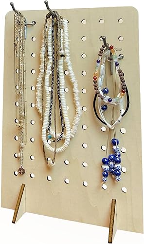 Miniatura 31 de Soporte de exhibición de tablero perforado para joyas, ferias de manualidades, ventas, eventos de proveedores, herramientas, accesorios para tablero