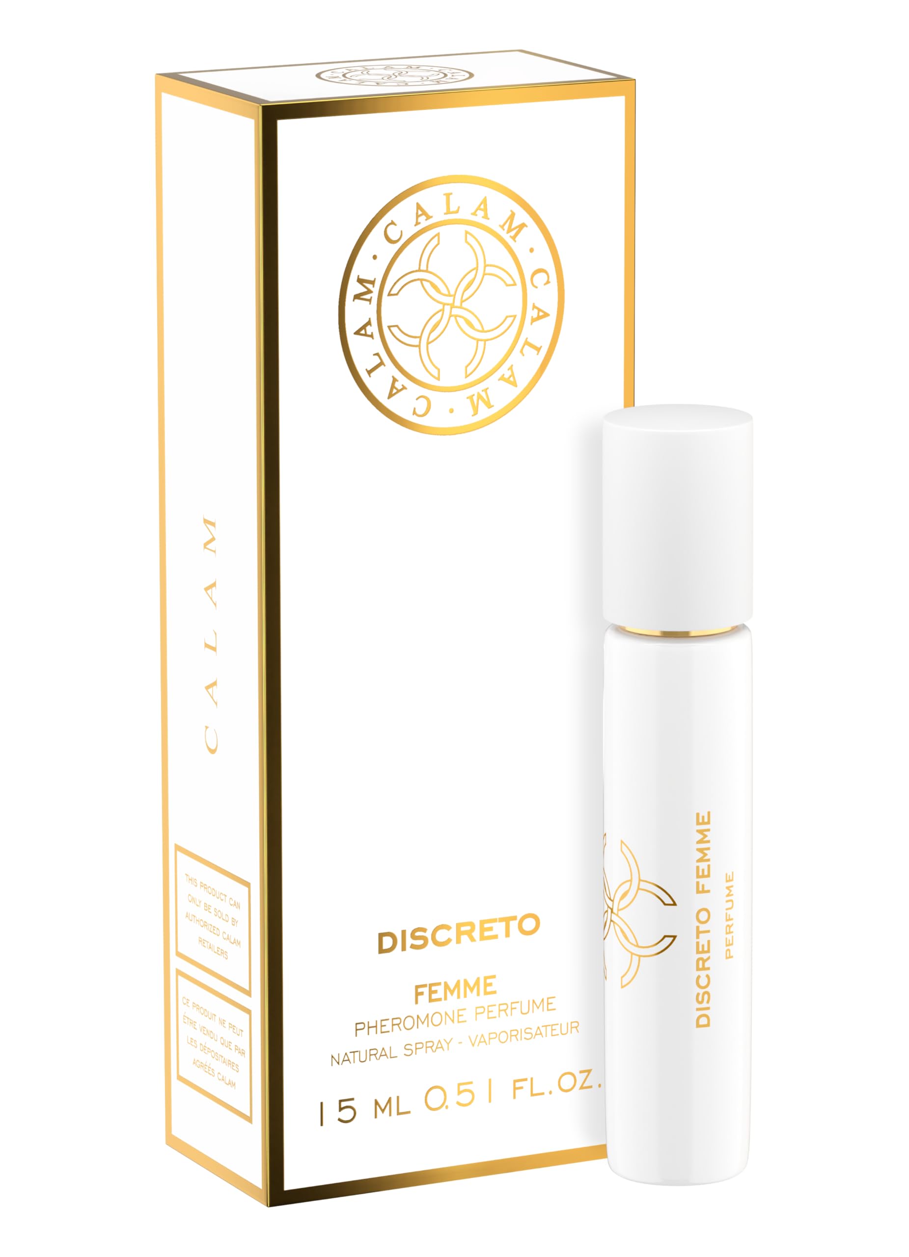 CALAM Discreto Femme 15 ml - Eau Fraîche - Perfume de Feromonas