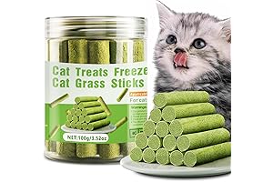 Cat Natural Grass Teething Stick Hairball Removal Chew Toy