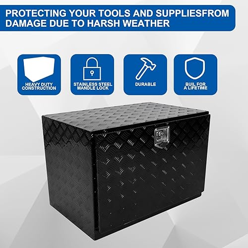 Miniatura 102 de 48 pulgadas de largo x 15 pulgadas de ancho x 15 pulgadas de alto, caja de herramientas para camioneta, caja de herramientas, almacenamiento