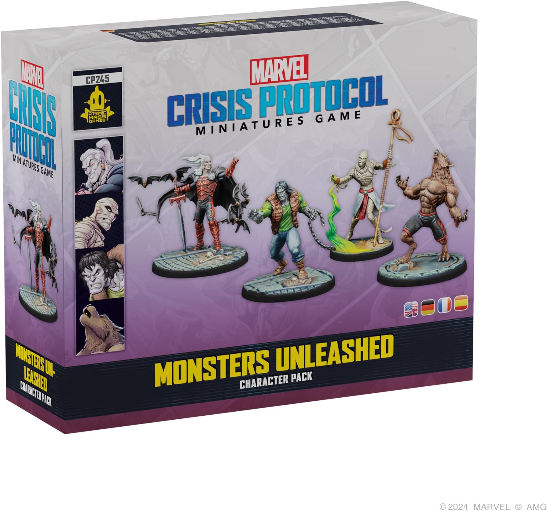 Atomic Mass Games Marvel: Crisis Protocol Tomb of Dracula Character Pack - Add Supernatural Legends to Your Team! Tabletop Superhero Game, Ages 14+, 2 Players, 90 Min Playtime, Made