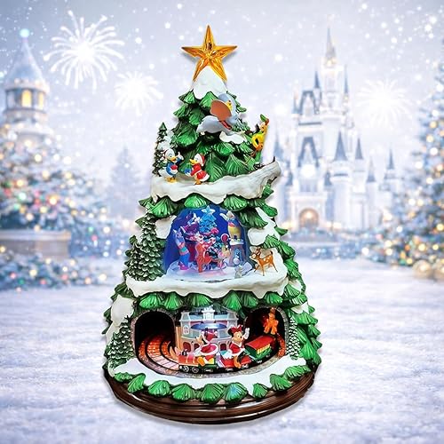 MOMENTS IN TIME Disney Licensed Animated Christmas Tree 17.8” Tabletop