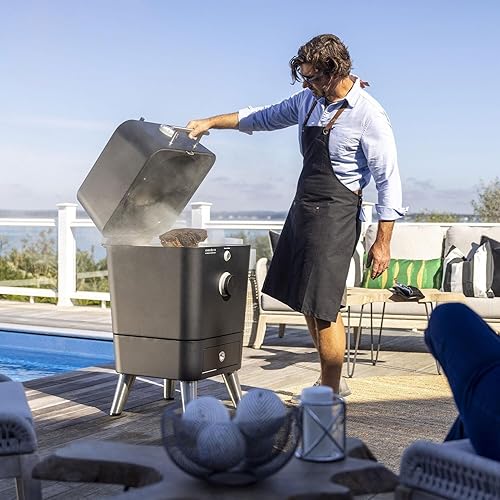 Miniatura 2 de Everdure Parrilla Kamado de aluminio fundido de 18 pulgadas con soporte - EKAMK1B