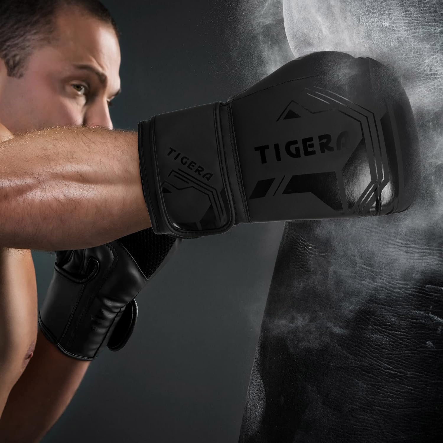 Tigera Boxhandschuhe für Männer & Frauen Training Pro Punching Heavy Bag Mitts MMA Muay Thai Sparring Kickboxhandschuhe