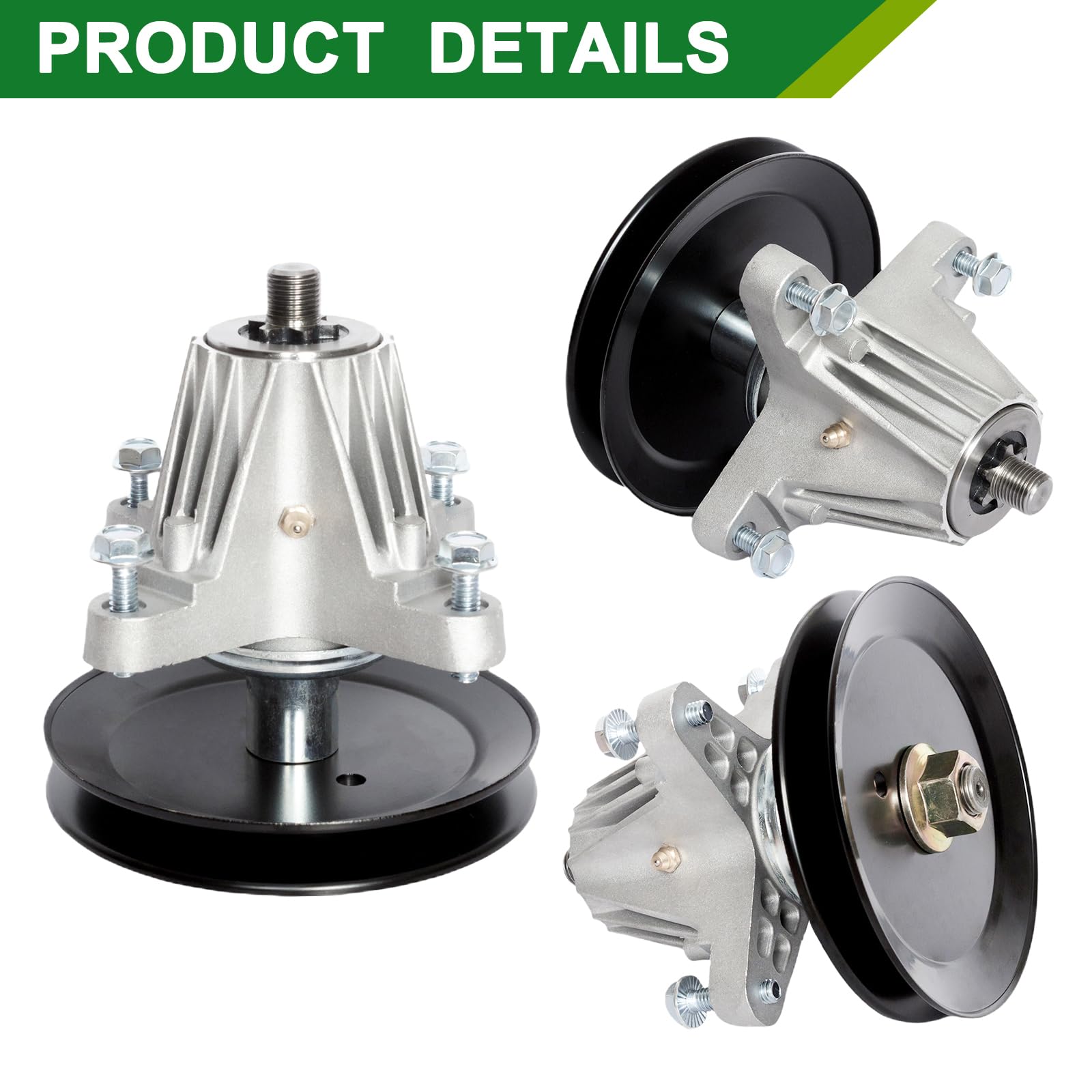 2 Pack) Spindle Assembly for Cub Cadet MTD 918-06976 618-06976 Fit