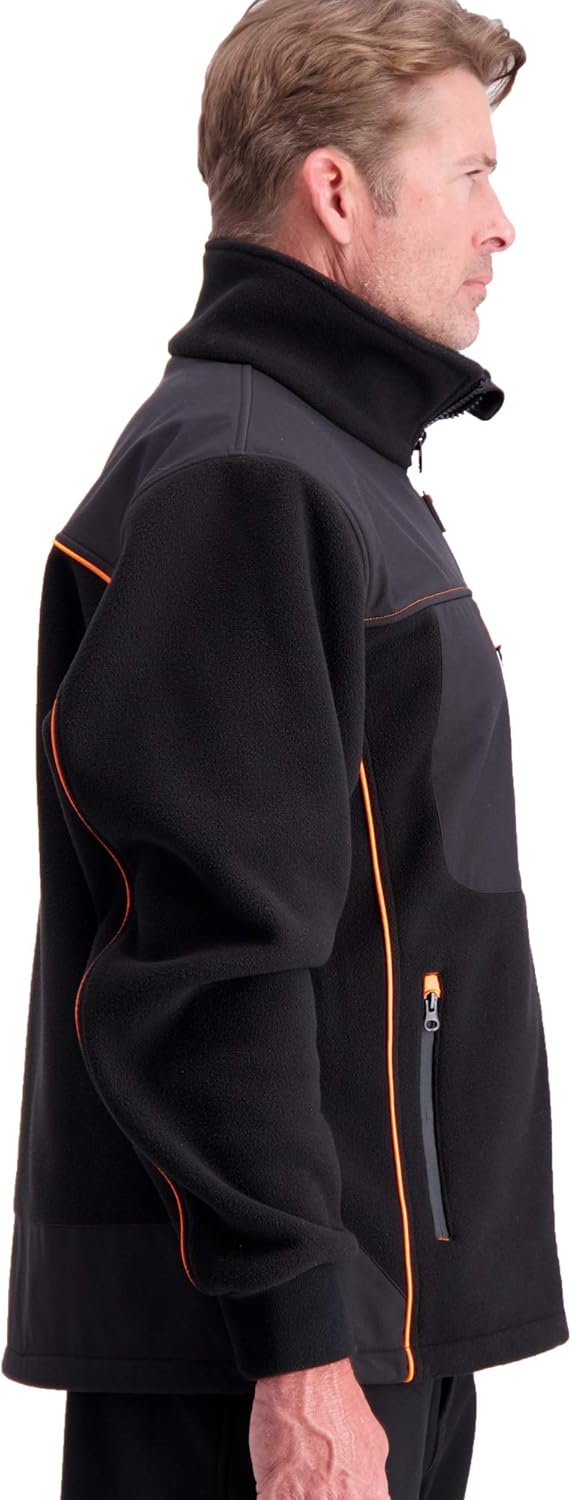 RefrigiWear Unisex PolarForce Hybrid Water-Repellent Insulated Fleece Jacket - Image 6