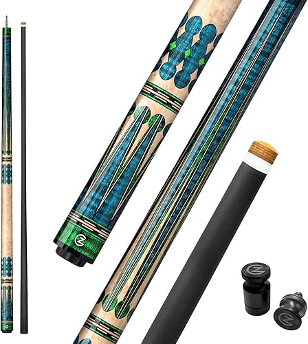 Miniatura 11 de Z LUK - Taco de billar de fibra de carbono, barra de billar de baja desviación, punta de 0.492 in, palo de piscina profesional para adultos