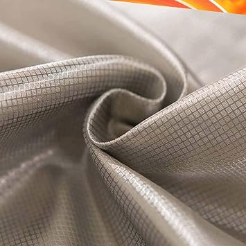 EMF Fabric Faraday Fabric Bulk Fabric Faraday Blanket Conductive Material EMP Protection for Cars EMF Blocking Paint EMF Blocker for Cell Phone,silver-4x1.1m