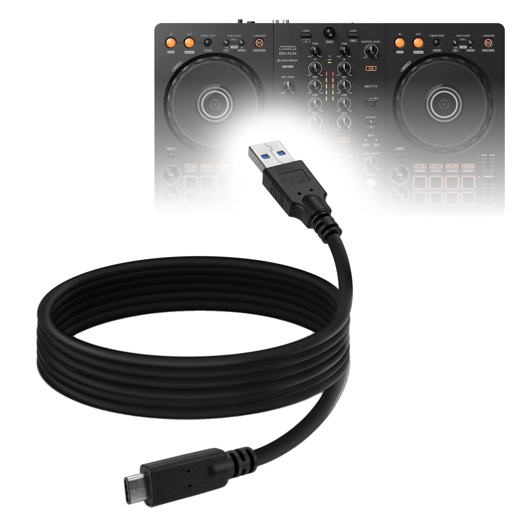 Amazon.com: BoxWave Cable Compatible with Pioneer DJ DDJ-FLX4