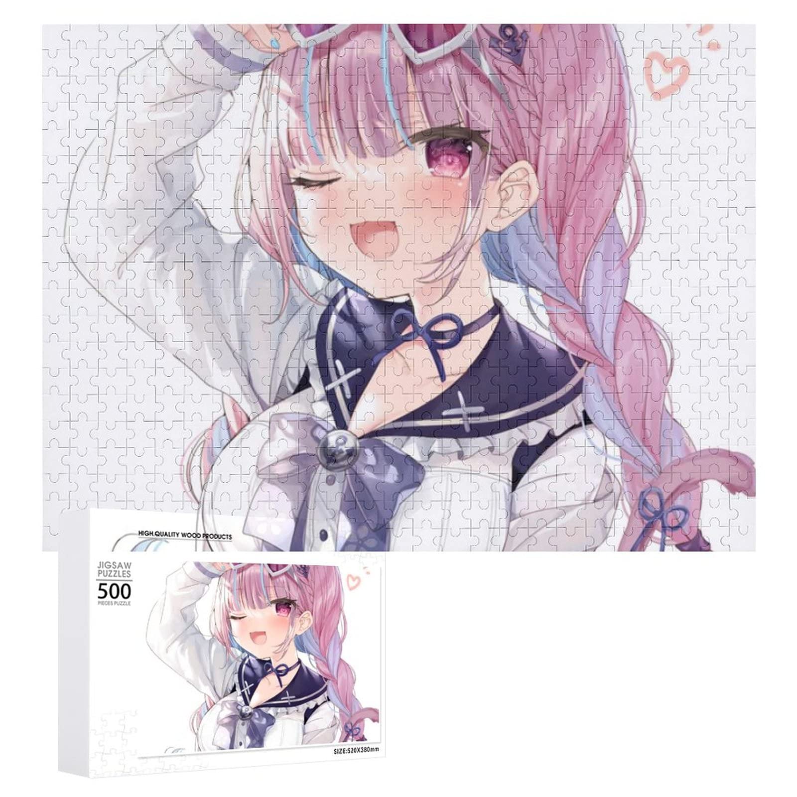 Amazon.co.jp: ジグソーパズル 可愛い キャラクター柄 VTuber 湊様 