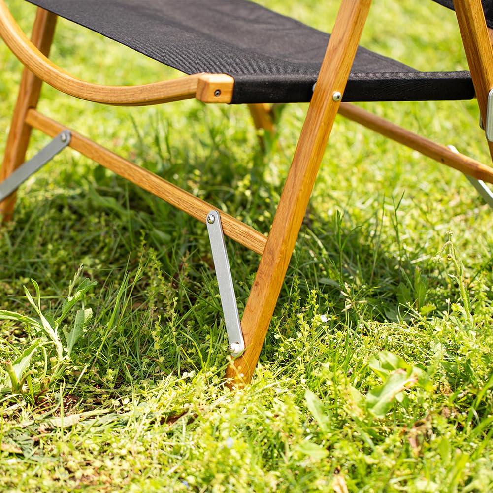 Kermit Chair Company(カーミット チェア カンパニー) カーミットチェア スタンダード オーク折りたたみチェア KCC102/100(ブラック)　耐荷重：158kg Amazon.co.jp: [ カーミットチェア ] Kermit Chair 折りたたみ