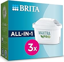 BRITA MAXTRA PRO Pure Performance Water Filter Cartridge - 3 Pack - Original BRITA Refill reducing impurities, Chlorine, PFAS, pesticides and limescale for tap Water with Better Taste