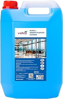 5-litres valley Glass Cleaner Streak-Free, Ammonia-Free, Fast-Drying Window Cleaner for Home, Car & Mirror